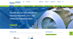 Desktop Screenshot of messotron.de